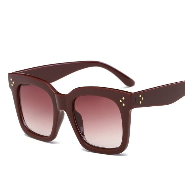 Square Sunglasses Women Large Frame