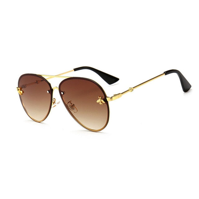 Luxury Square Bee Sunglasses